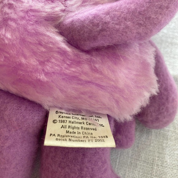 Vtg Lot 3 Pur Purr Tenders Plush Stuffed Toy Sock-ems 1987 Hallmark Burger King - Picture 5 of 8